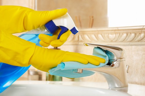 Marylebone cleaning services in a bright modern apartment