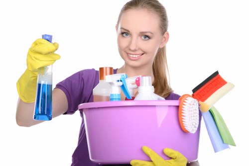 Eco-friendly home cleaners in Marylebone preparing a spotless room