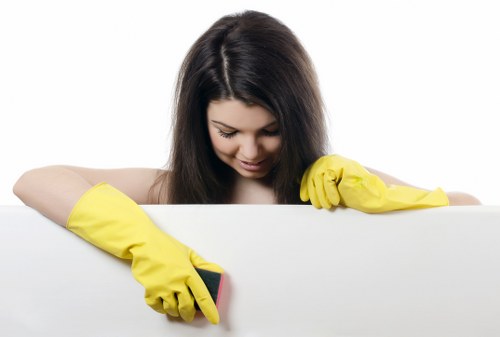 Professional cleaners in Marylebone working in an elegant London property